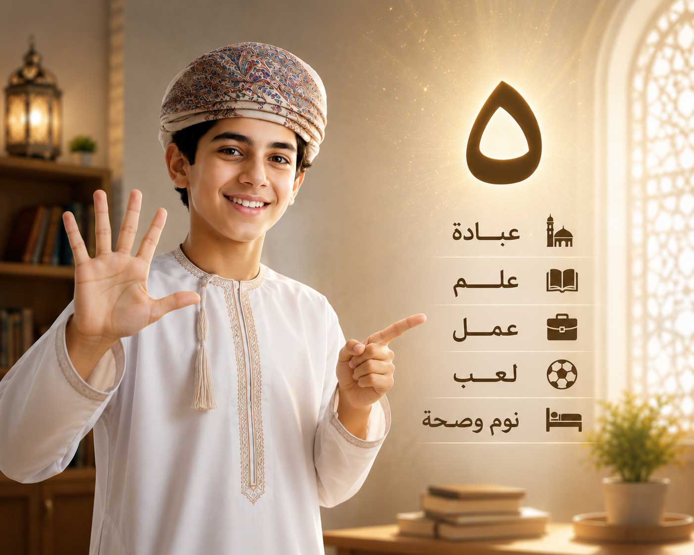 ChatGPT-Image-Jun-9,-2026,-10_39_23-AM.jpg طالب ناشئ يكتسب مهارات الحياة والتوازن